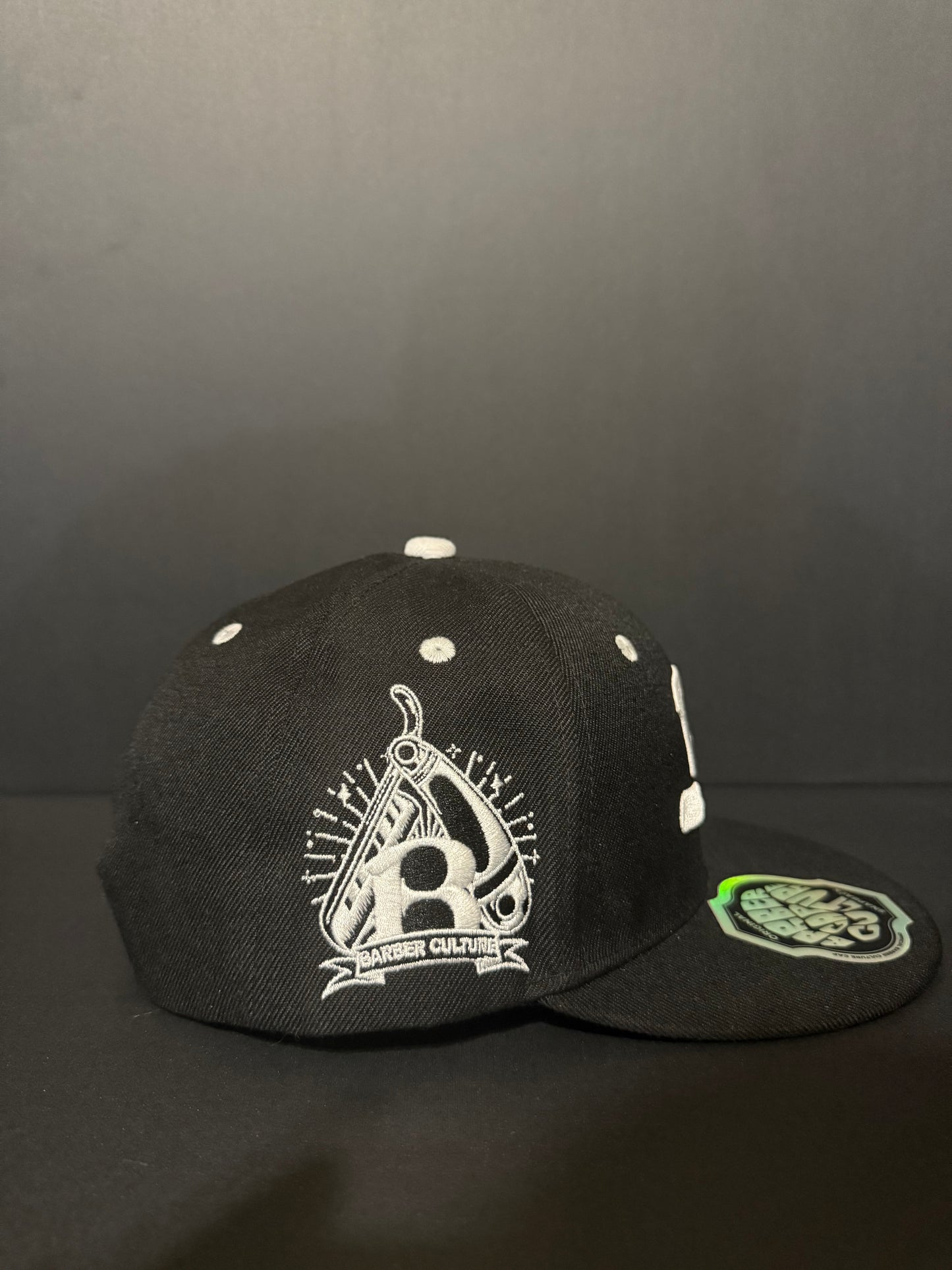 BLACK & WHITE BARBER CULTURE CAP