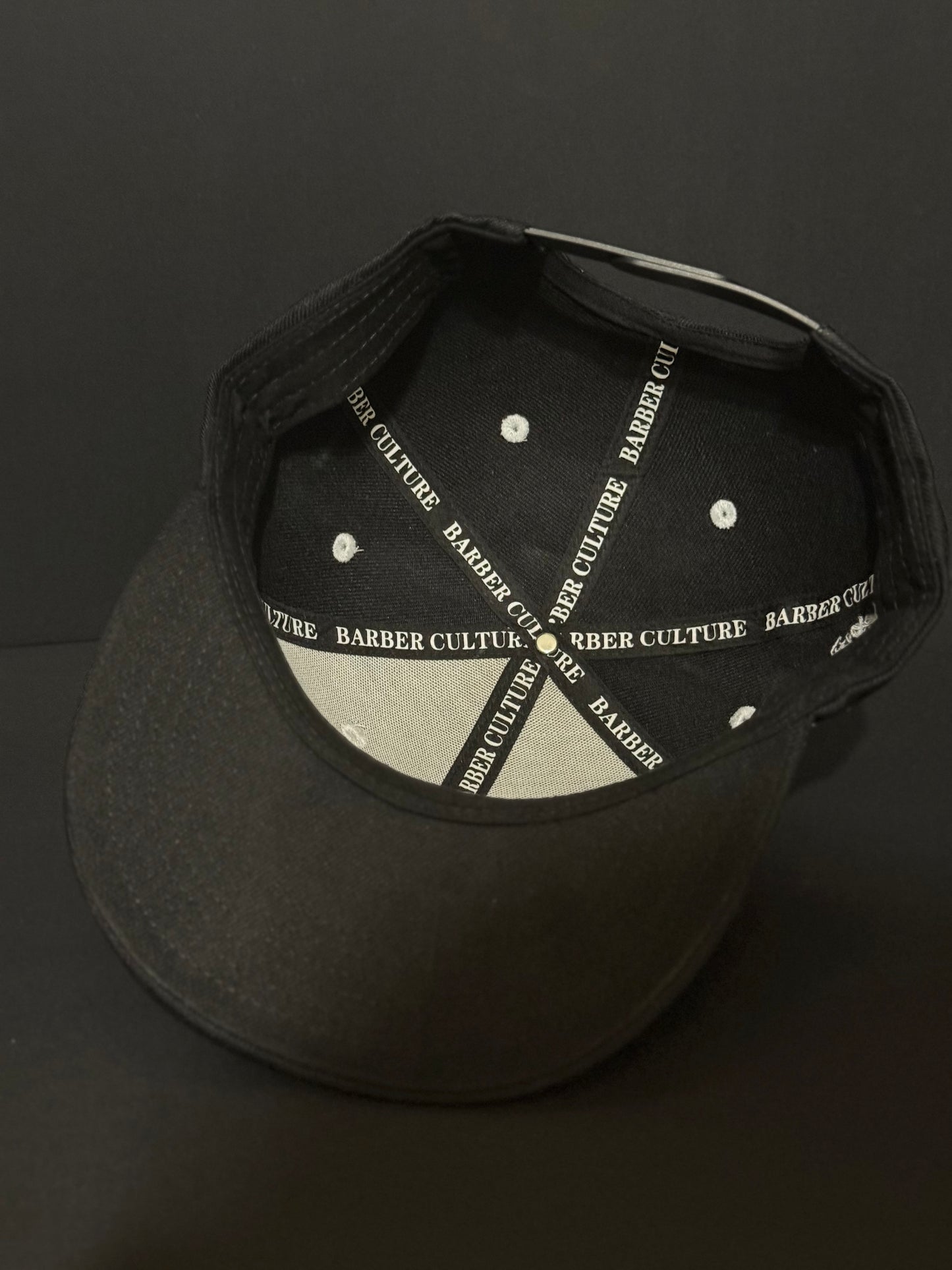 BLACK & WHITE BARBER CULTURE CAP