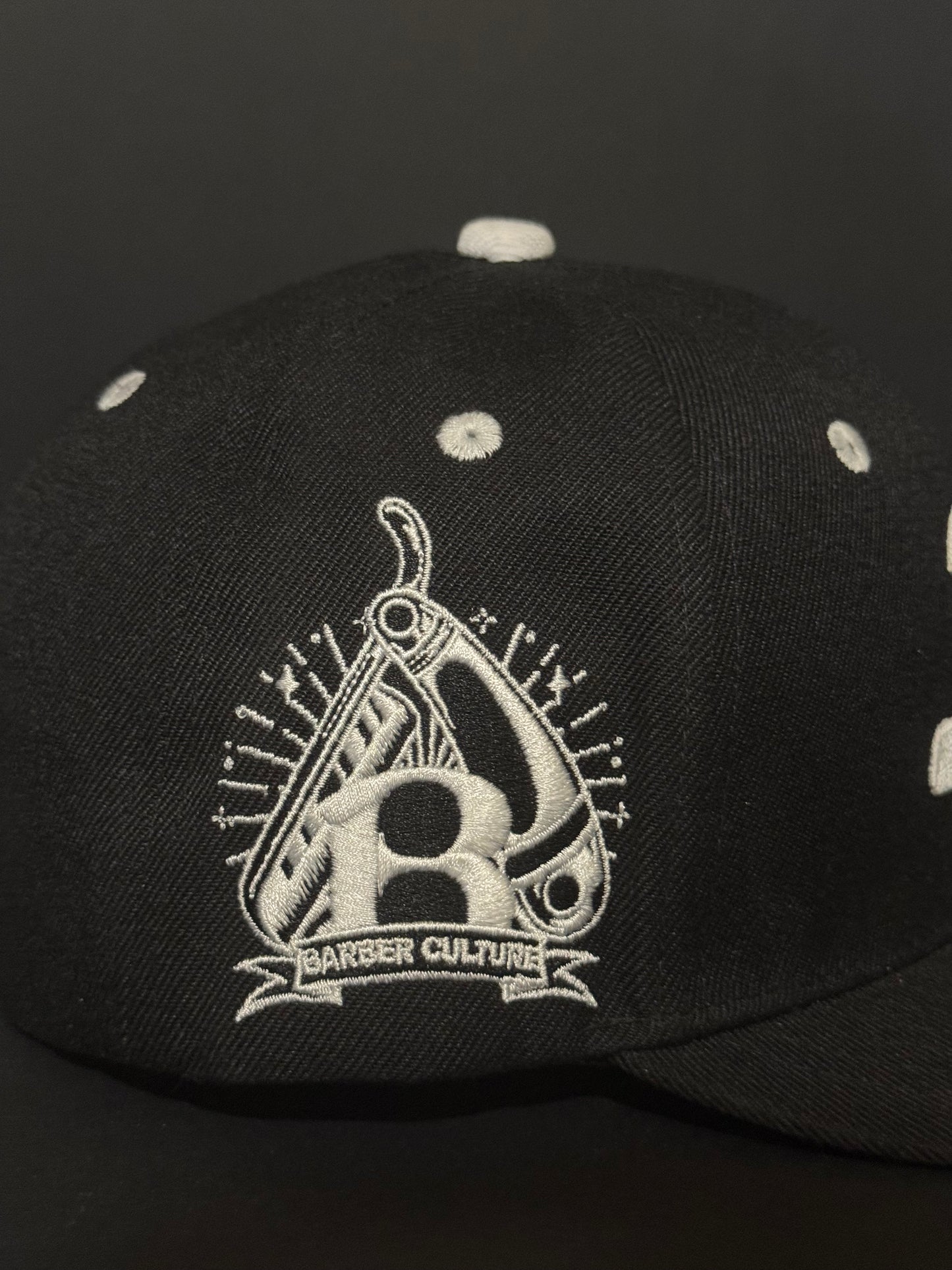 BLACK & WHITE BARBER CULTURE CAP