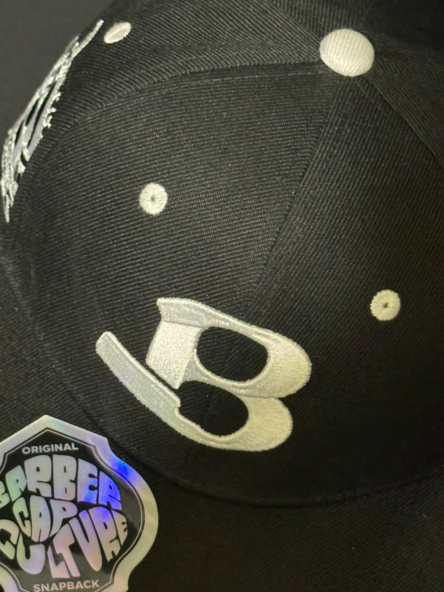 BLACK & WHITE BARBER CULTURE  CAP